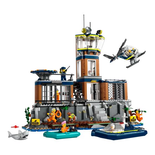 foto del prodotto costruzioni lego 60419 city police prigione sull isola della polizia