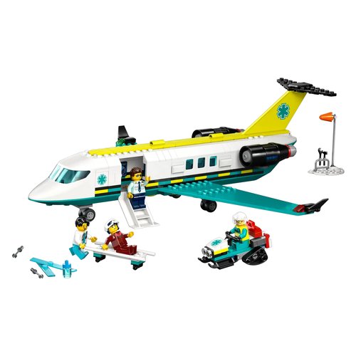 foto del prodotto costruzioni lego 60465 city big vehicles aereo ambulanza di emergenza