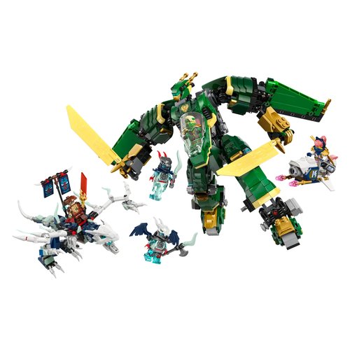 foto del prodotto costruzioni lego 71845 ninjago jet mech di lloyd
