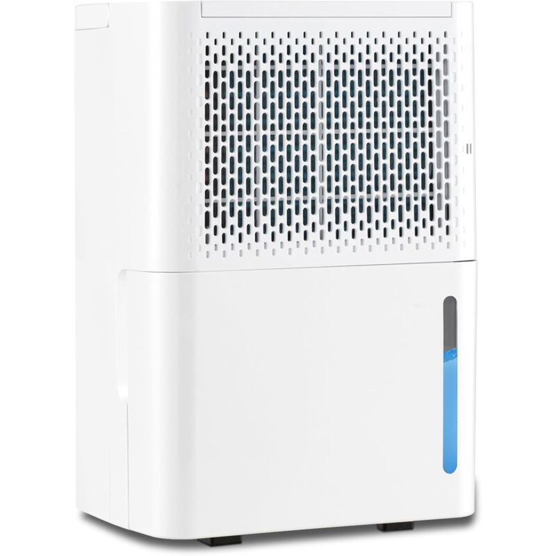 foto del prodotto costway 12l deumidificatore per casa, silenzioso ed efficiente con modalit continua asciugatura auto, timer 24 ore, maniglia portatile, ideale per