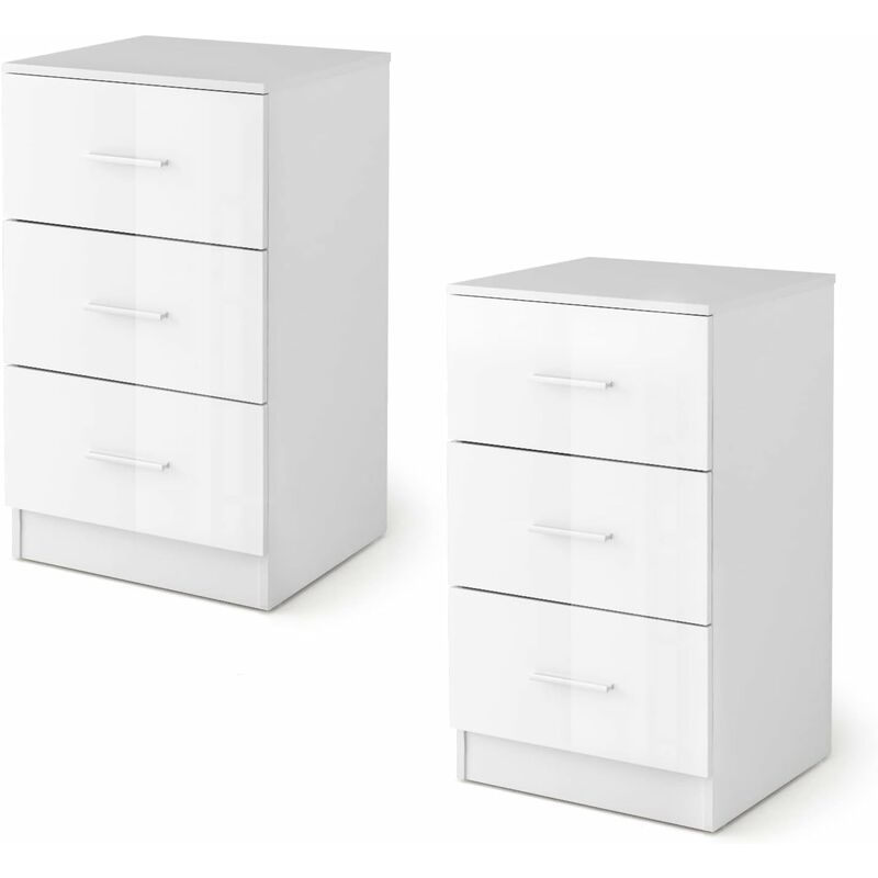 foto del prodotto costway cassettiera a 3 cassetti, comodino cassettiera in legno, comodino moderno con cassetti per soggiorno, camera da letto, corridoio, ufficio,