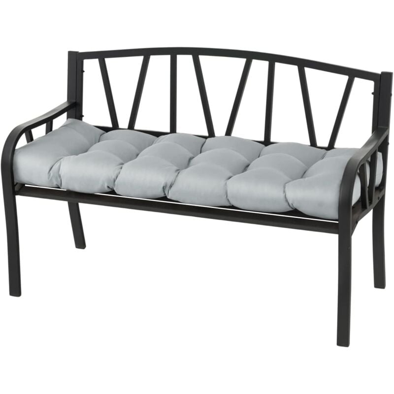 foto del prodotto costway cuscino per panchina, 132 x 49 x 15 cm, cuscino da esterno ed interno con cotone pp ultra morbido e a rimbalzo rapido, cuscino per panca da