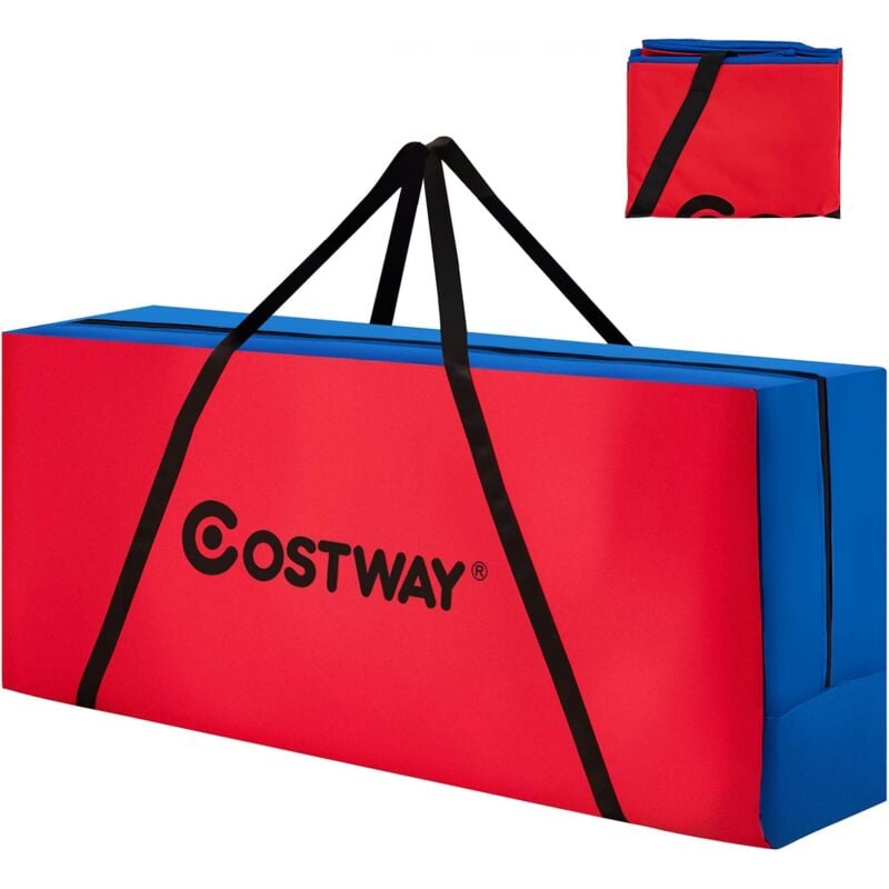 foto del prodotto costway forza 4 gigante mega 4 in linea quattro insieme, gioco da tavolo gioco di fila per bambini, 120 x 42 x 104 cm borsa 