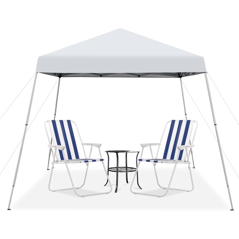 foto del prodotto costway gazebo pieghevole da giardino 3 x 3 m, impermeabile, altezza regolabile, gazebo da esterno con borsa di trasporto, per spiaggia, campeggio,