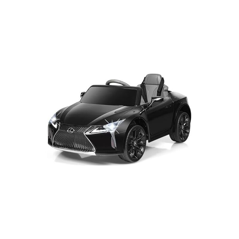 foto del prodotto costway lexus auto elettrica per bambini, macchina elettrica cavalcabile con telecomando luci led luminose musica e storie, 3 5 km h, per bambini