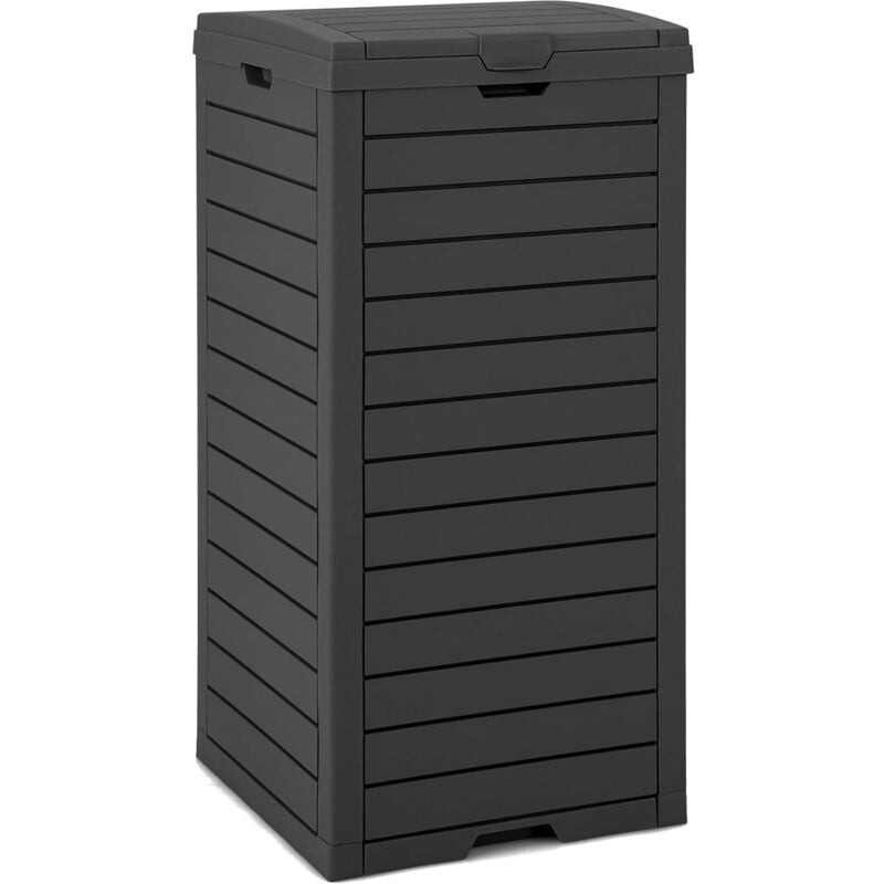 foto del prodotto costway pattumiera per rifiuti esterno e interno 117,5 l, contenitore per raccolta differenziata impermeabile con coperchio a doppia chiusura e