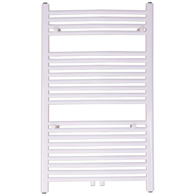 foto del prodotto costway scaldasalviette da parete scaldasalviette idraulico portasciugamani da bagno, riscaldamento bagno ad acqua, 100 x 60 cm