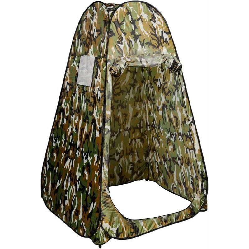foto del prodotto costway tenda cambiando tenda da doccia esterno tenda pop up per campeggio spiaggia, 120 x 120 x 190 cm