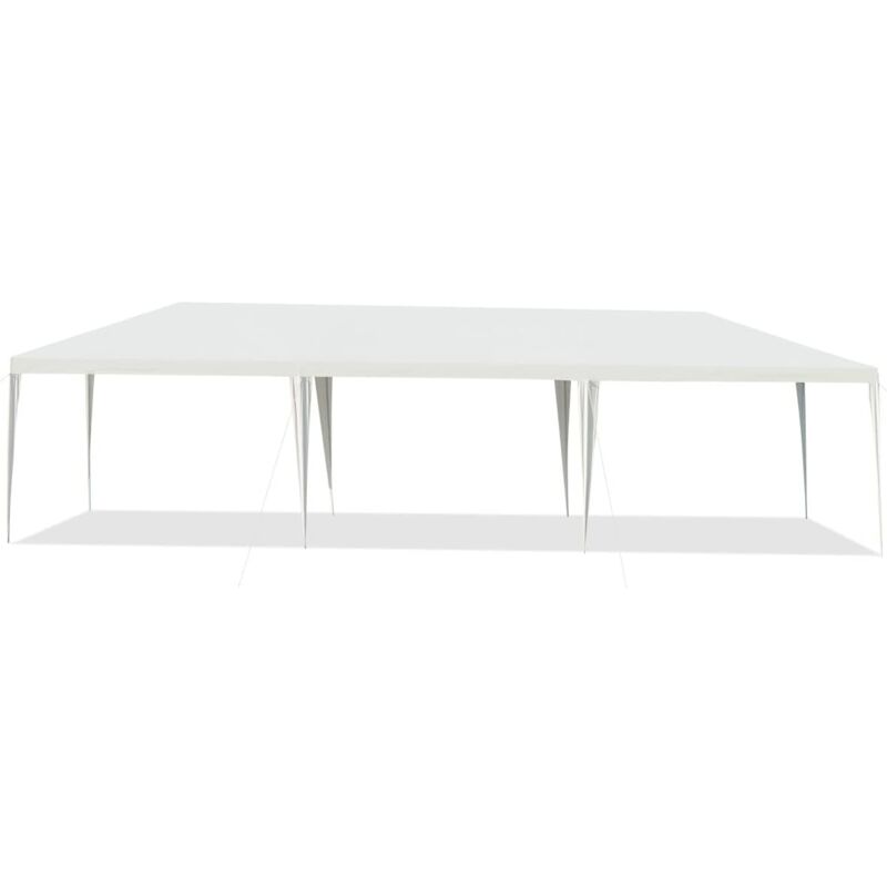 foto del prodotto costway tendone per feste 3 x 9 m, gazebo da giardino con struttura in metallo, impermeabile e protezione uv, per feste, barbecue, giardino e