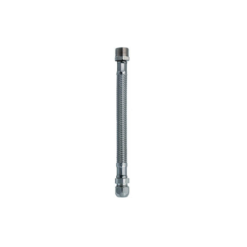 foto del prodotto cotali tubo flessibile gomma dn10 1 2 m bicono l 35 cm bagno lavandino
