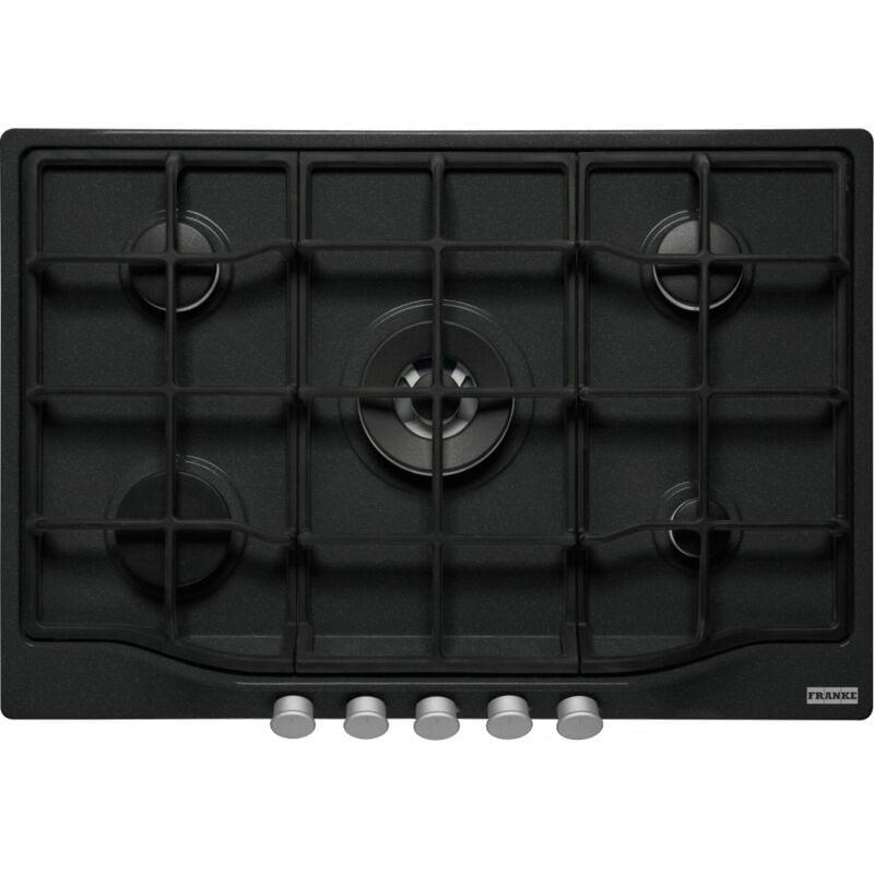 foto del prodotto country fch 750 bk. colore del prodotto nero, posizionamento dell apparecchio da incasso, dimensione della larghezza del piano cottura 75 cm. tipo