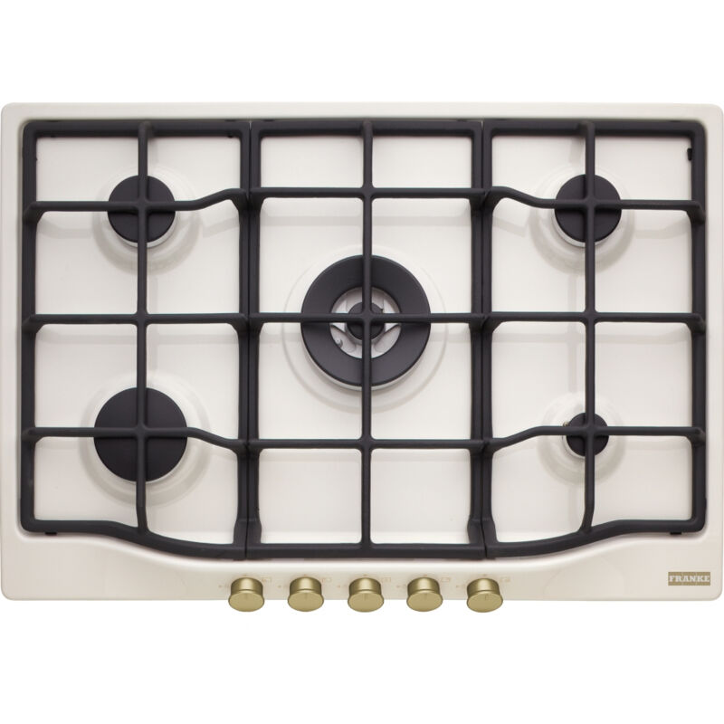 foto del prodotto country fch 750 co. colore del prodotto bianco, posizionamento dell apparecchio da incasso, dimensione della larghezza del piano cottura 75 cm.