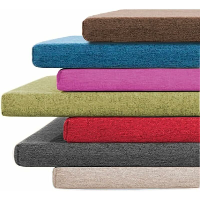 foto del prodotto coussin de banc antid rapant, 1, 2 o 3 posti, 100 120 150 cm, per interno o esterno, 50 x 50 x 5 cm, grigio