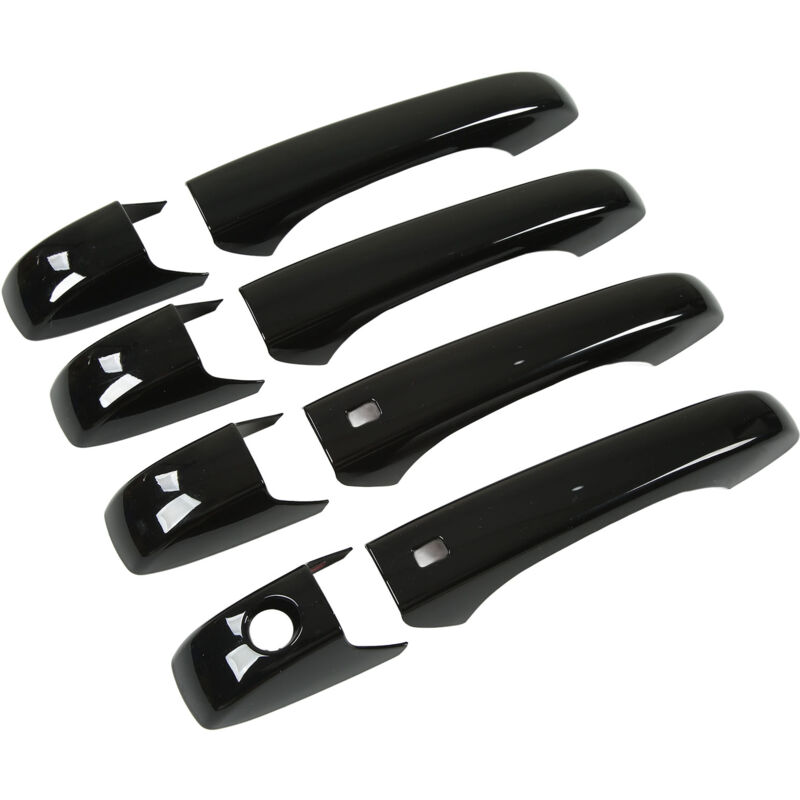 foto del prodotto couvercle de poign e de porte ext rieure de voiture, noir brillant, remplacement pour jeep grand cherokee wk2 wl 2011-2022