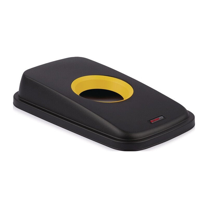 foto del prodotto couvercle pp cp 70 jaune b290 pour collecteur de recyclage 55 70l pour insert de bouteille rotho