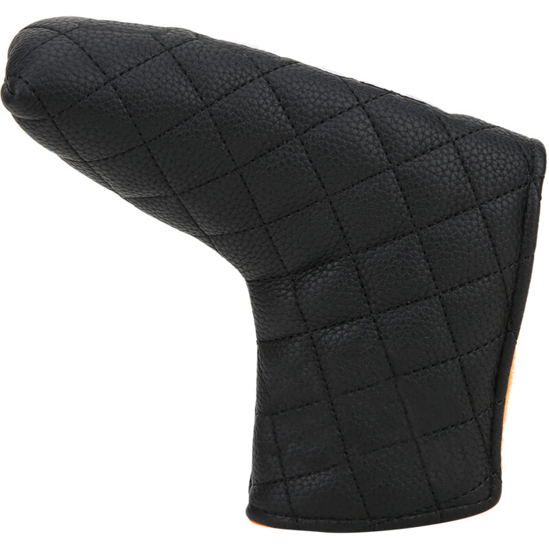 foto del prodotto couverture de club de , couvre chef de magn tique en cuir pu imperm able pour putter de lame de le noir 