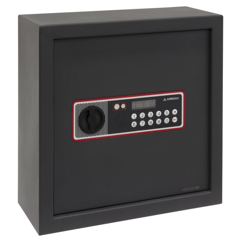 foto del prodotto cover 172160 cassaforte camuffata nel falso fondo dell armadio, apertura elettronica, 35x35x15 cm, 11 l arregui