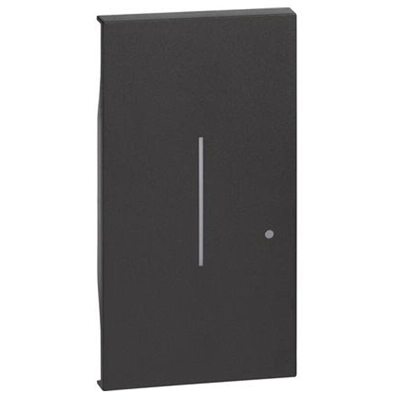 foto del prodotto cover bticino living now comando luci wireless nera kg42m2