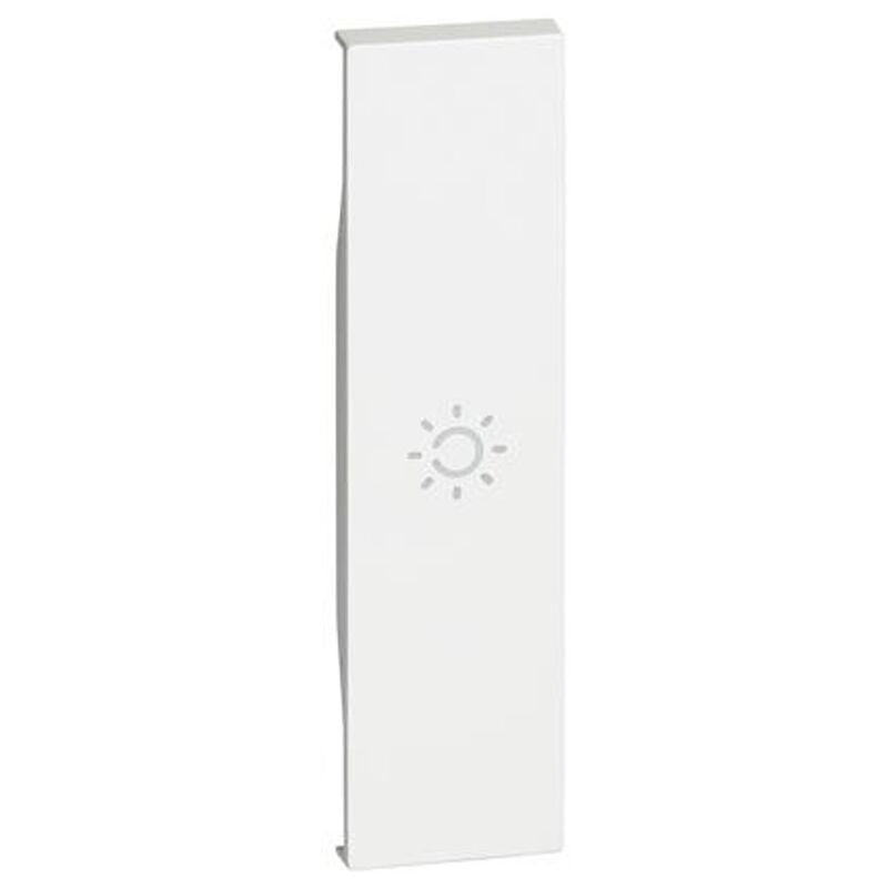 foto del prodotto cover bticino living now con simbolo luce 1m bianco kw01a