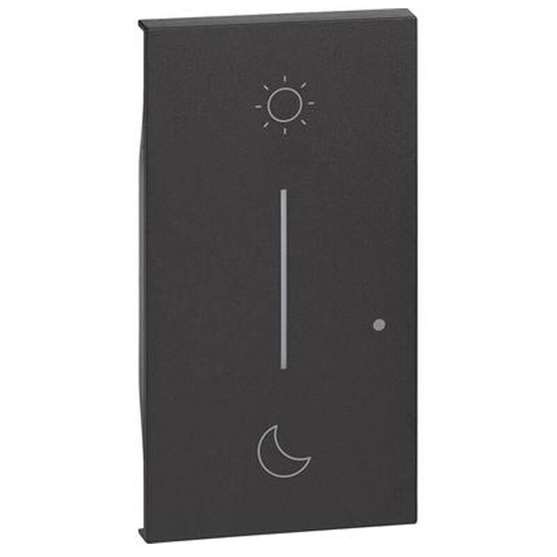 foto del prodotto cover bticino living now simbolo notte giorno wireless nero kg41m2