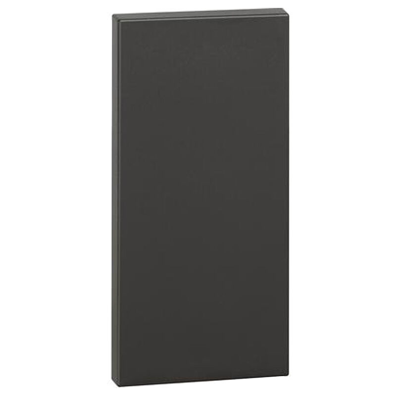 foto del prodotto cover falso modulo bticino living now per comandi digitali nero kg8100