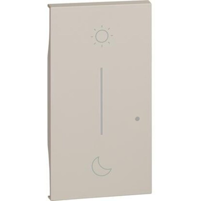foto del prodotto cover illuminabile notte giorno wireless sabbia l.now bticino cod. km41m2 