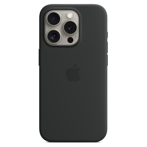 foto del prodotto cover magsafe iphone 15 pro max black mt1m3zm a