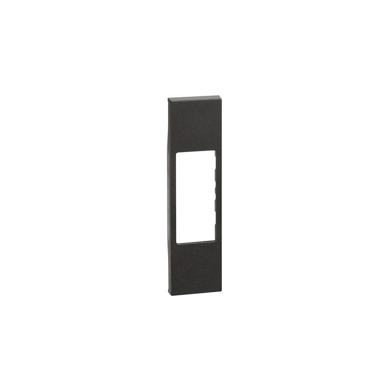 foto del prodotto cover per connettori rj, a v e lampada di sicurezza living now nero