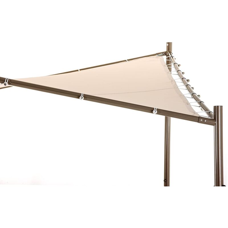 foto del prodotto cover per gazebo vela ecru 4x4mt.