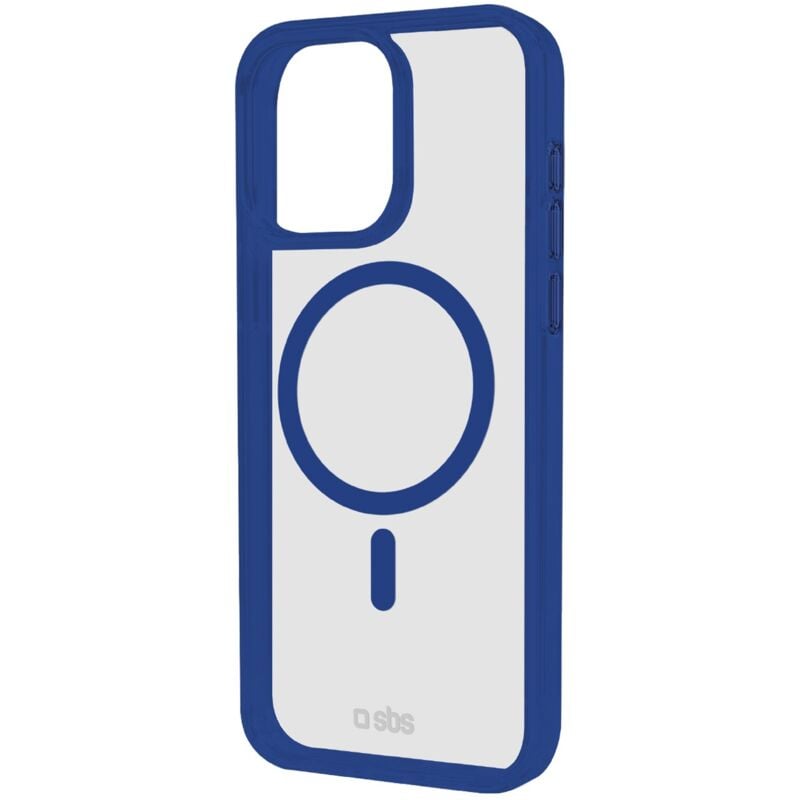 foto del prodotto cover per iphone 15 pro max con bordi colorati compatibile con ricarica magsafe