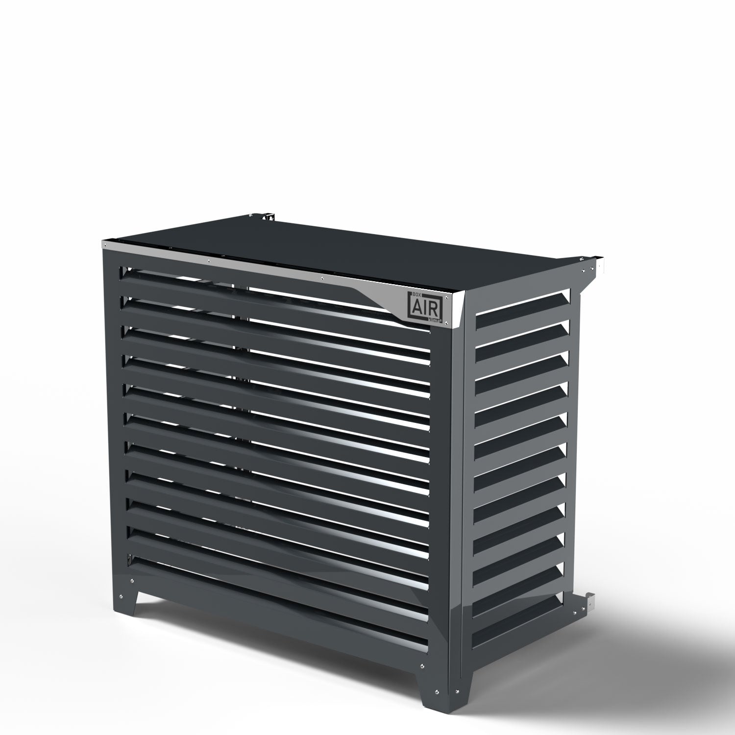 foto del prodotto cover pompa di calore 135x74x112 cm installazione a terra vicino la parete big blade xxl antracite