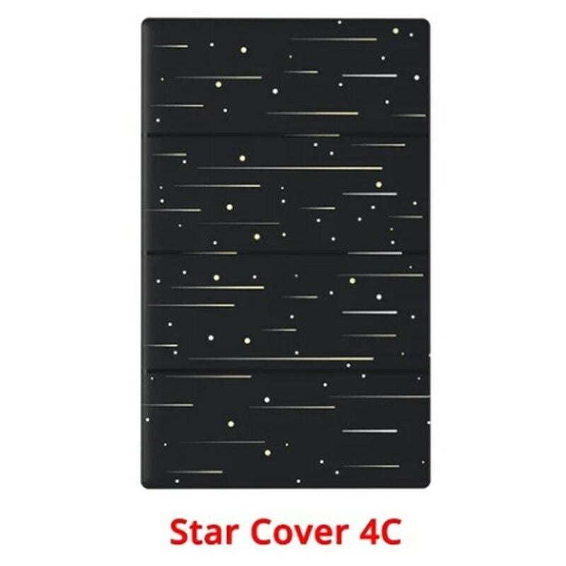 foto del prodotto cover starry sky per tx ultimate t5 120 4 pulsanti sonoff