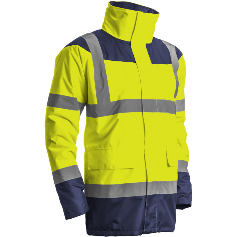 foto del prodotto coverguard parka da lavoro invernale ad alta visibilit keta giallo fluo s 40 42