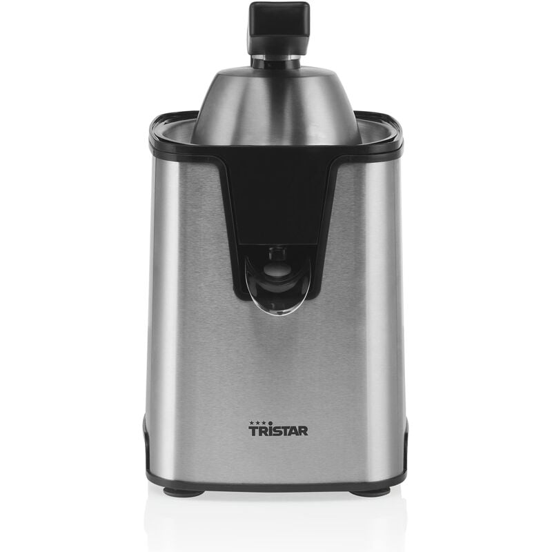 foto del prodotto cp-3009 spremiagrumi elettrico, 350 w, 0.3 litri, acciaio inossidabile, argento nero - tristar