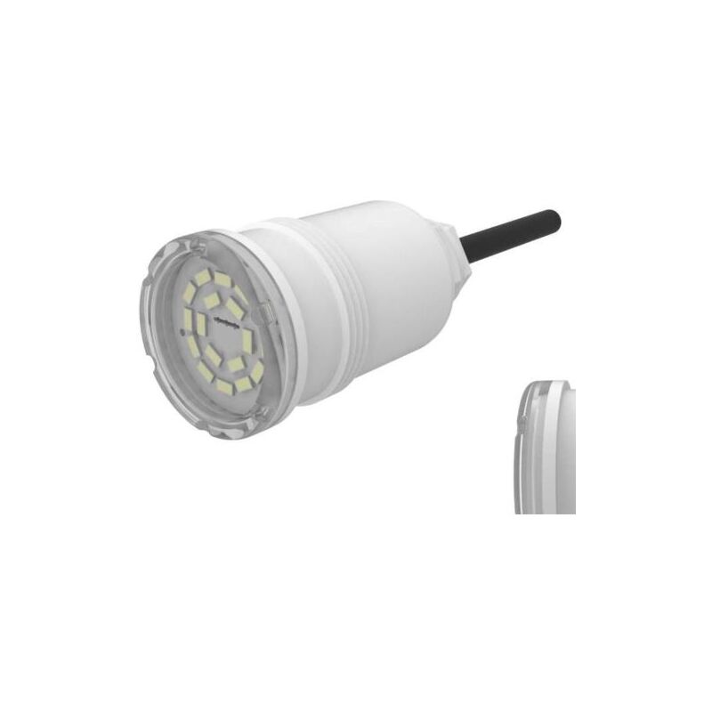 foto del prodotto cpa faretto a led rgb su bocchetta per piscine in cemento