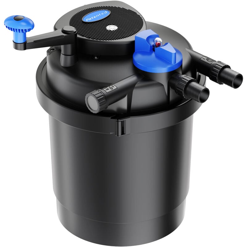 foto del prodotto cpf 2500 filtro a pressione per laghetto con lampada uvc 11 w 6.000 l h, chiarificatore integrato sunsun