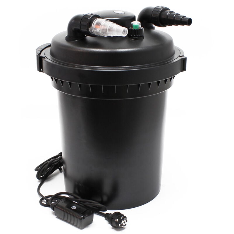 foto del prodotto cpf 380 filtro a pressione con uvc 11 w e chiarificatore per laghetti fino a 12.000l d acqua sunsun