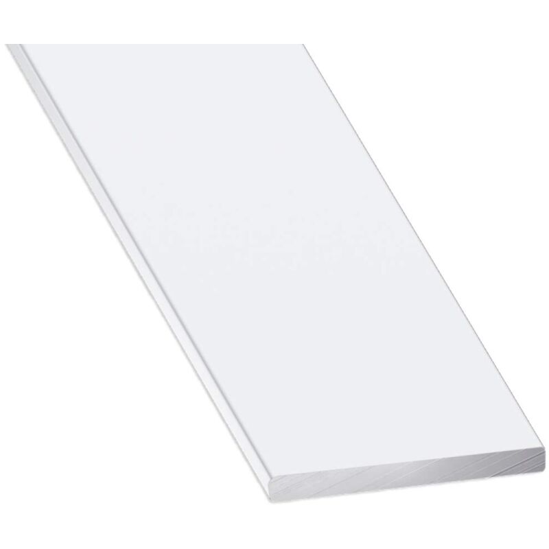foto del prodotto cqfd piatto in alluminio laccato bianco, 30 x 2 1 m