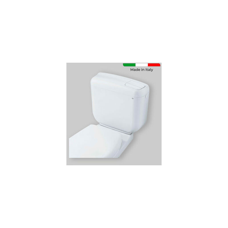 foto del prodotto cr cassetta a zaino concept monobloc doppio scarico bianca