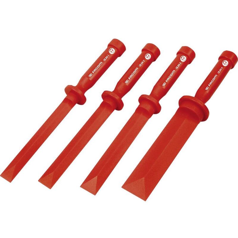 foto del prodotto cr.d4pb scalpello in plastica, kit da 4 pz. facom