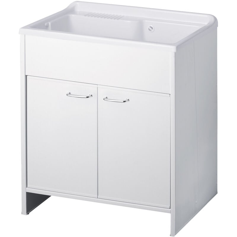 foto del prodotto cr lavatoio in pvc in kit 80x50 per interni esterni bianco