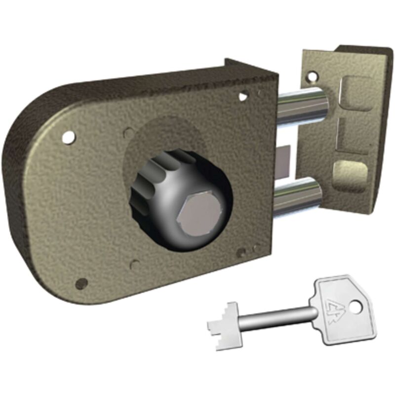 foto del prodotto cr serratura legno applicare 1650 c.pompa m2 s pomolo e.mm 60 sx