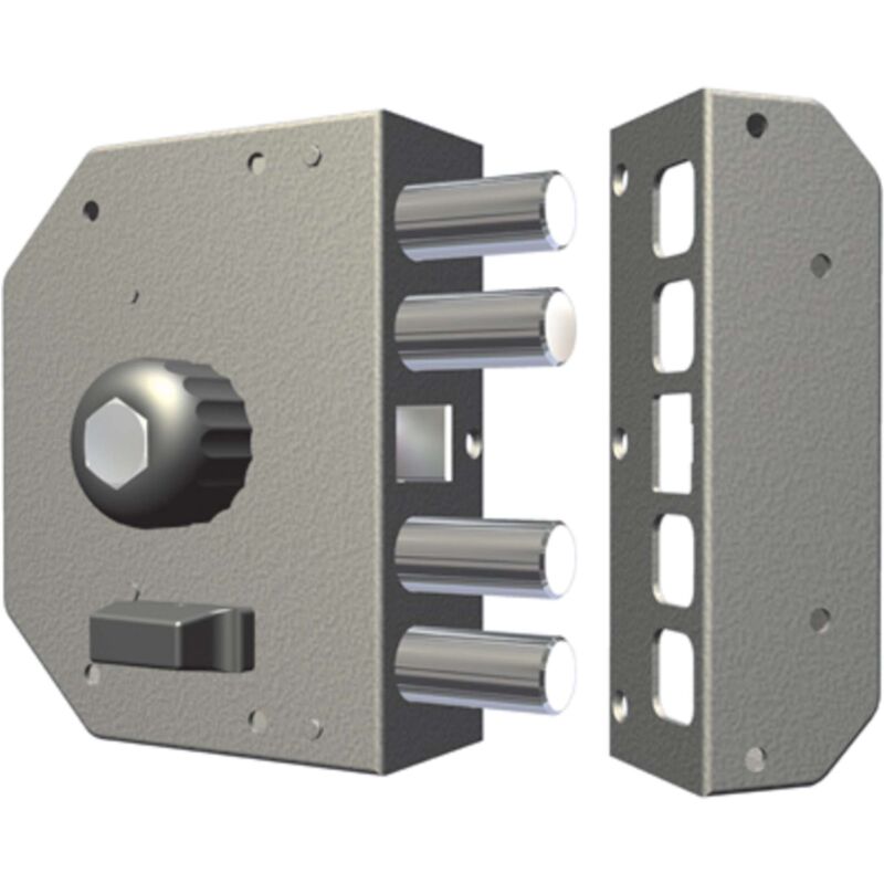 foto del prodotto cr serratura legno applicare 3050 c.pompa m4 s pomolo e.mm 60 dx 1 pezzo