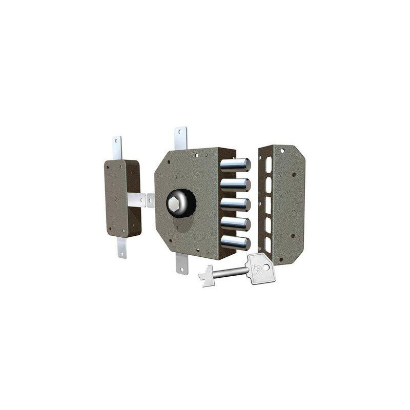 foto del prodotto cr serratura legno applicare 3300p c.pompa m4 pomolo tripl e.mm 60 sx