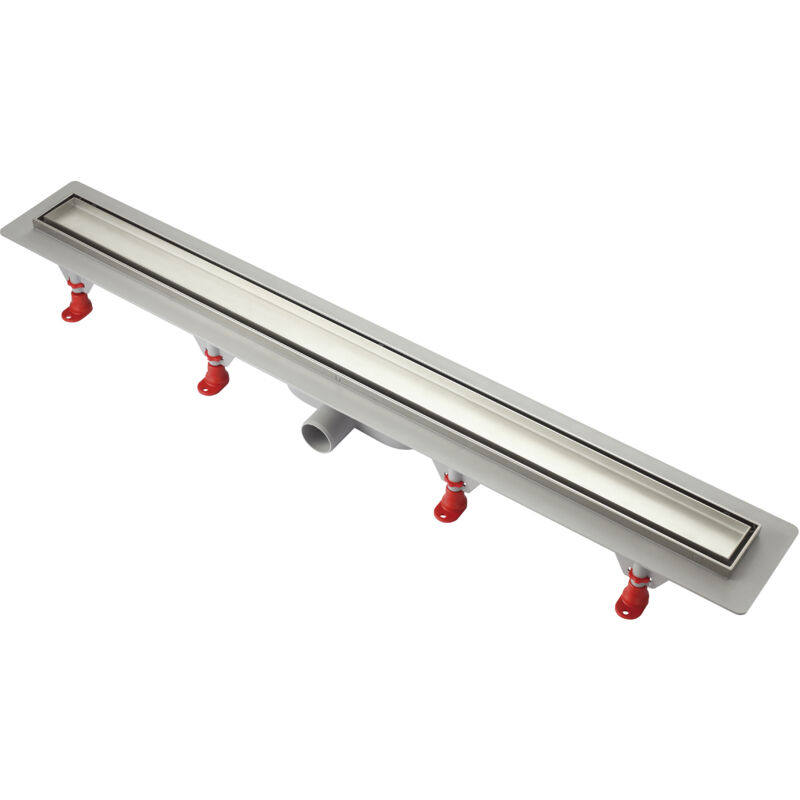foto del prodotto cr smart canalina doccia piastrellabile sifone gravitazionale profilo inox 660 mm