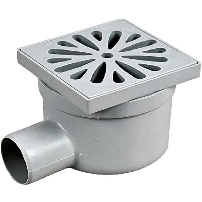 foto del prodotto cr smart chiusino sifonato 100x100 uscita laterale 40