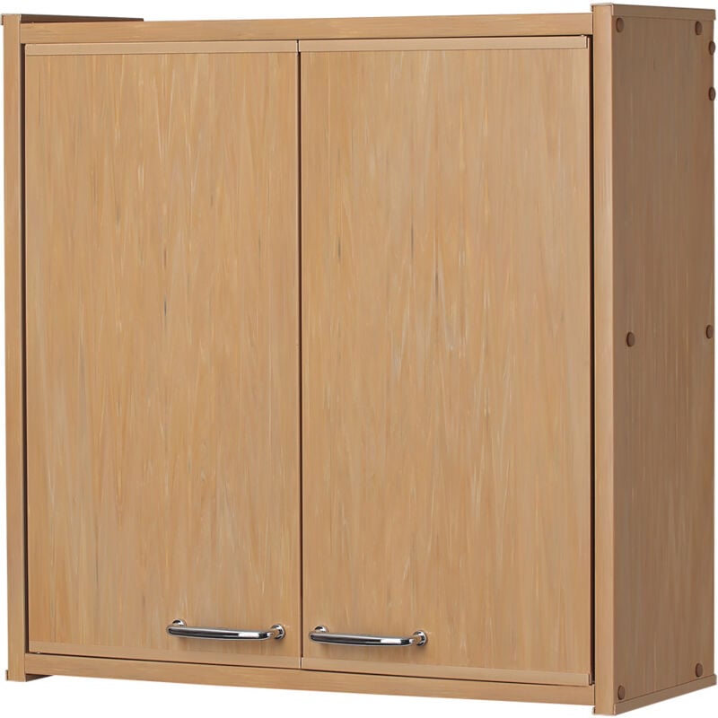 foto del prodotto cr smart pensile bagno pvc in kit per interni esterni dim 59 x 59 x 21 cm frassino