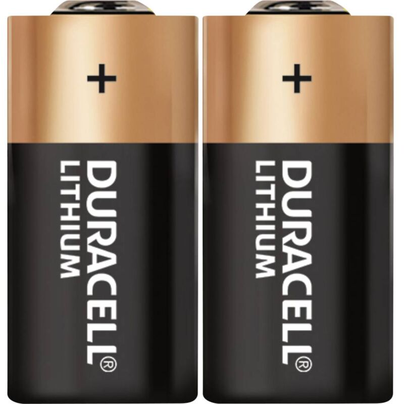 foto del prodotto cr123 batteria per fotocamera cr 123a litio 1400 mah 3 v 2 pz. duracell