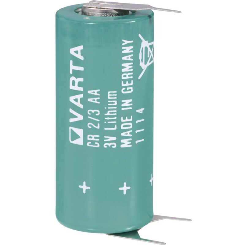 foto del prodotto cr2 3 aa slf batteria speciale cr 2 3 aa slf terminali a saldare a u litio 3 v 1350 mah 1 pz. varta
