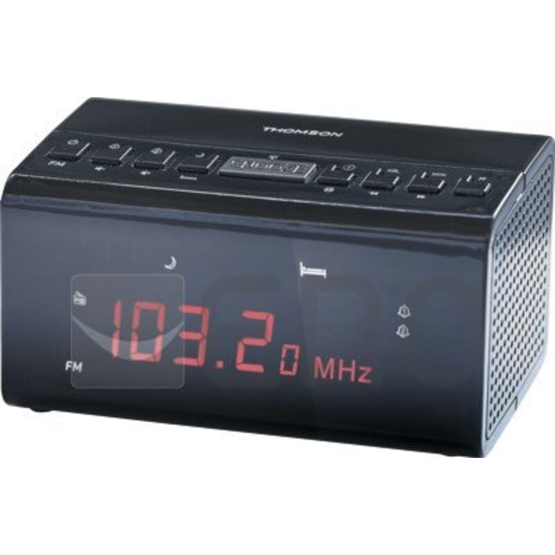 foto del prodotto cr50 radio clock nero thomson